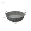 Forro Pra Fritadeira Forma Silicone Air Fryer Micro-ondas Com Alça - Image 4