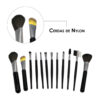 Kit Pincel De Maquiagem 12 Peças - Image 2