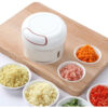 Mini Multiprocessador Triturador Manual 2 Lâminas Inox Alho - Image 4
